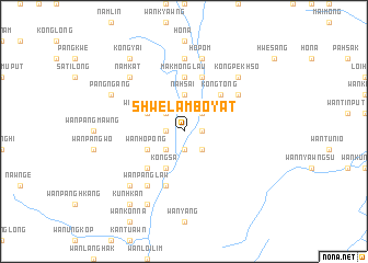 map of Shwe-lambo-yat