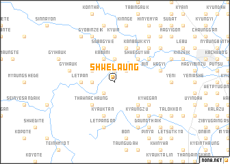 map of Shwelaung