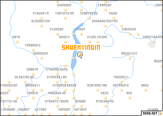 map of Shwemyindin