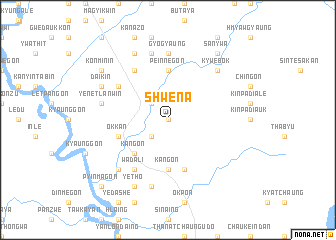 map of Shwena