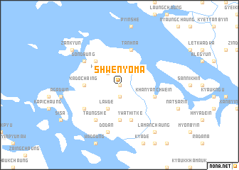 map of Shwe-nyoma