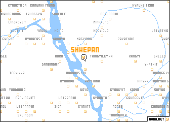 map of Shwepan