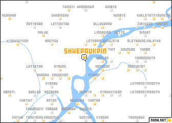 map of Shwepaukpin