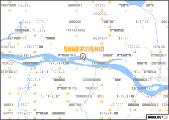 map of Shwepyishin