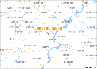 map of Shwetaungban