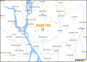 map of Shwetaw
