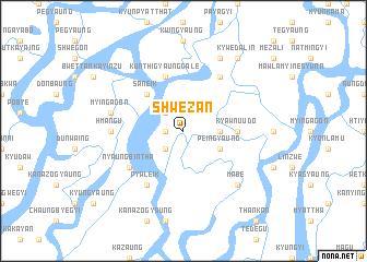 map of Shwezān