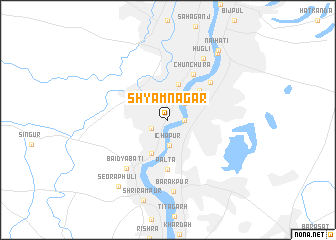 map of Shyamnagar