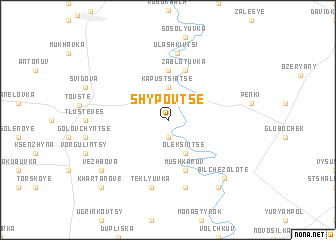 map of Shypovtse