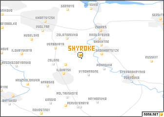 map of Shyroke