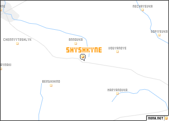 map of Shyshkyne
