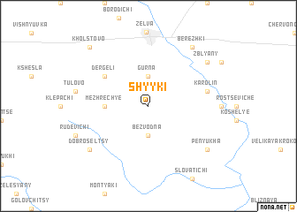 map of Shyyki