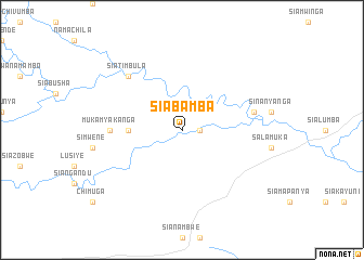 map of Siabamba