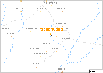 map of Siabanyama