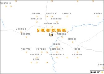 map of Siachinkombwe