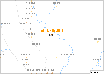 map of Siachisowa
