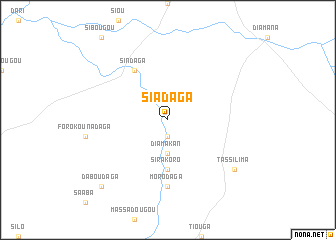 map of Siadaga