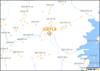 map of Siafla