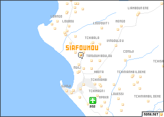 map of Siafoumou