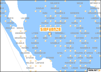 map of Siafwanza