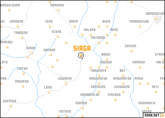 map of Siaga