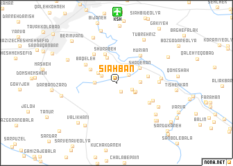 map of Sīāhbān