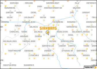 map of Sīāhbarg