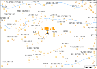 map of Sīāhbīl