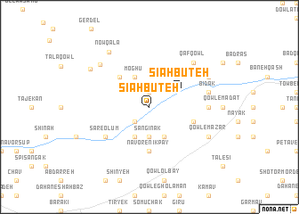 map of Sīāh Būteh
