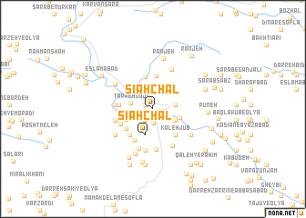 map of Sīāh Chal