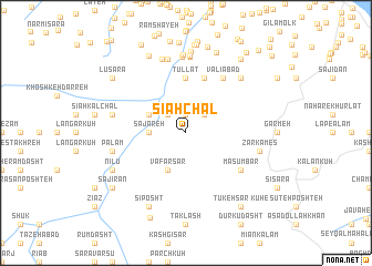 map of Sīāh Chāl