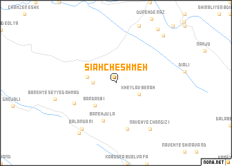 map of Sīāh Cheshmeh