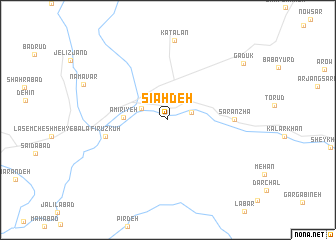 map of Sīāh Deh