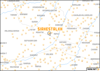 map of Sīāh Esţalkh