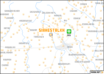 map of Sīāh Esţalkh