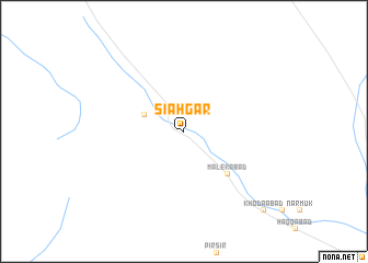 map of Sīāhgar