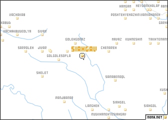 map of Sīāh Gāv