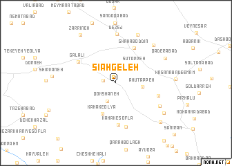 map of Sīāh Geleh