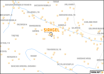 map of Sīāh Gel