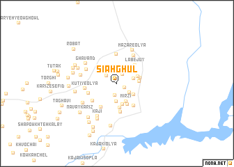 map of Sīāh Ghūl