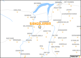 map of Sīāh Gol-e Pā\