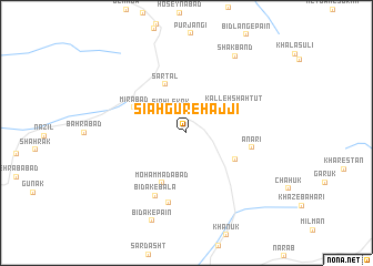 map of Sīāh Gūr-e Ḩājjī