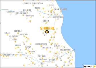 map of Sīāhkal