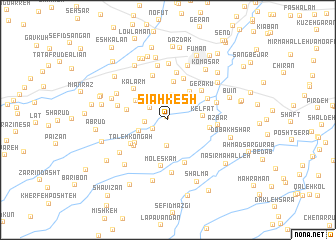 map of Sīāh Kesh