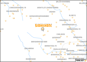 map of Sīāh Khānī