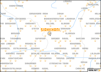 map of Sīāhkhānī