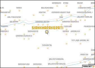 map of Sīāh Kharak-e Pātī