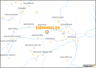 map of Sīāh Khowleh