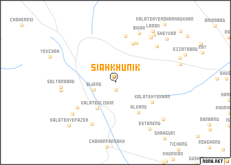 map of Sīāh Khūnīk