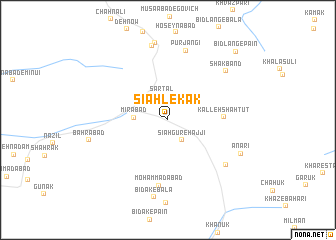 map of Sīāh Lekak